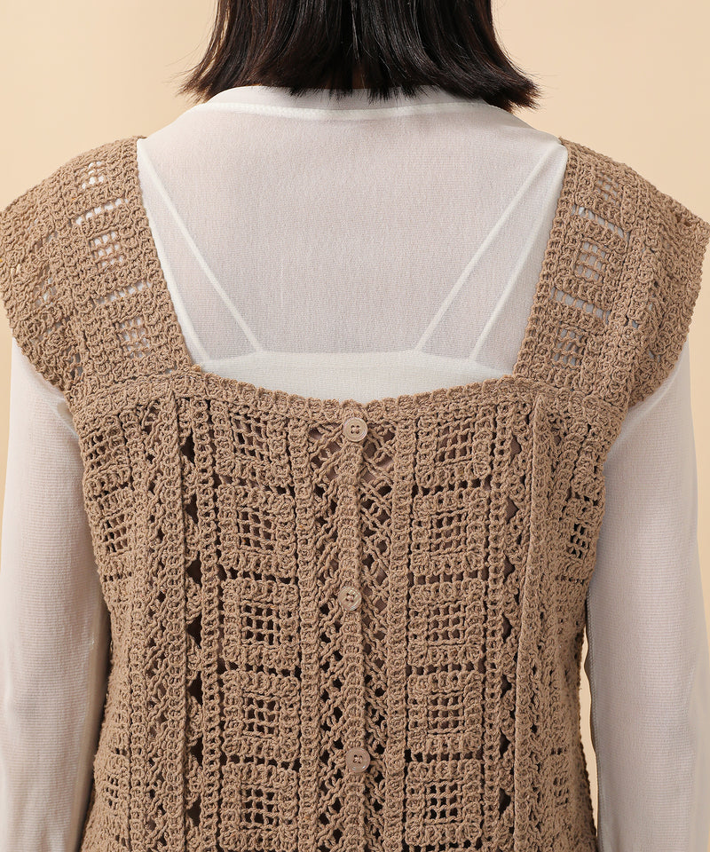 クロシェ 前後2WAY ワンピース