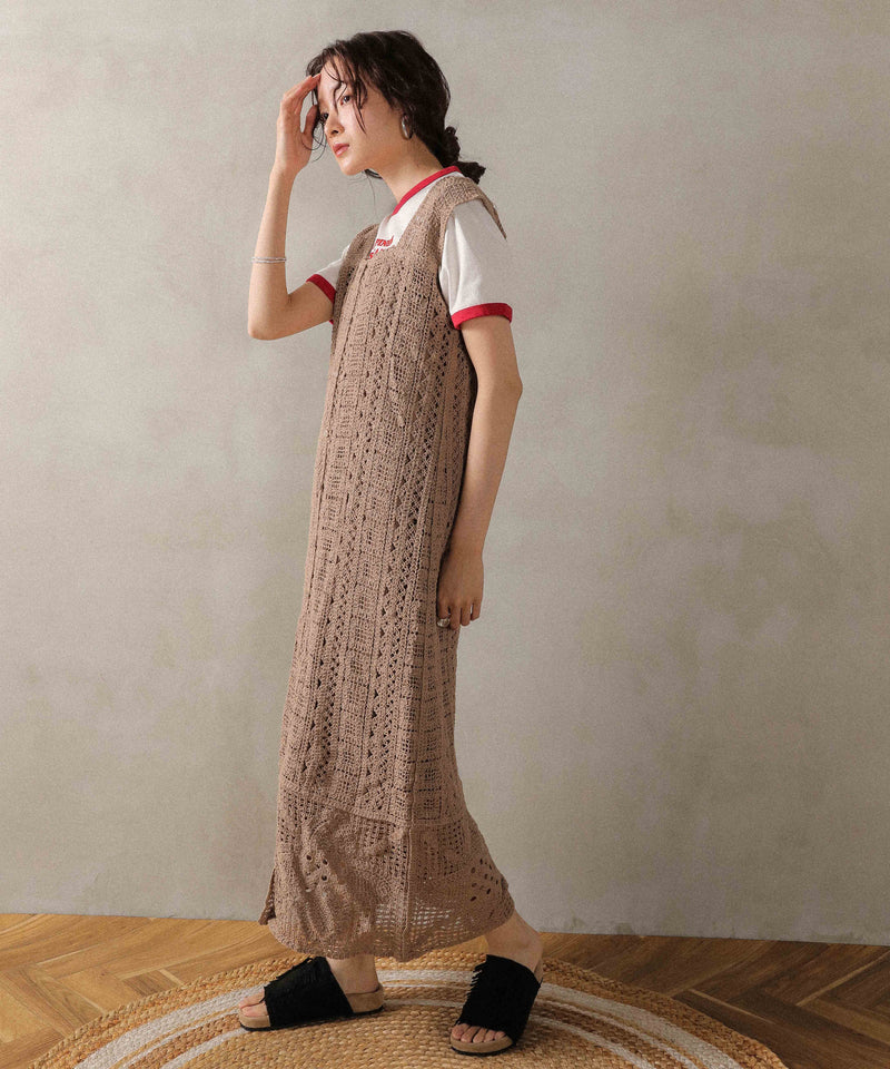 クロシェ 前後2WAY ワンピース