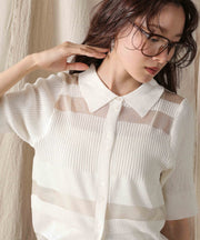 オフホワイト<br>身長:162cm