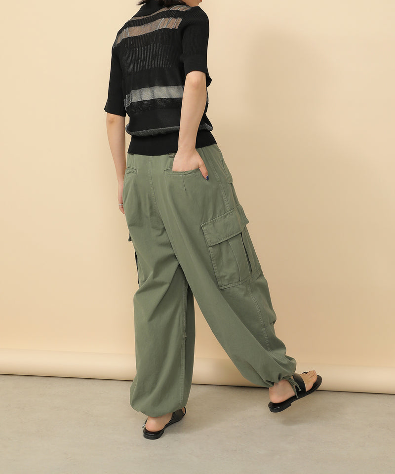 シアーミックス編み ニット 半袖