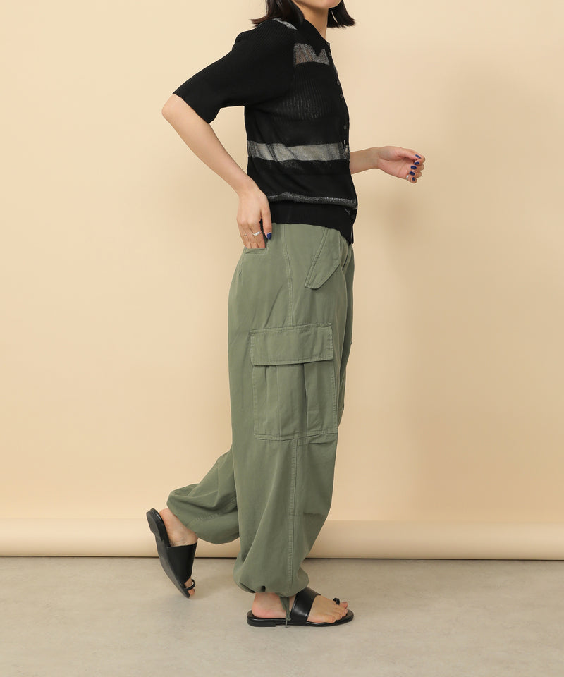 シアーミックス編み ニット 半袖