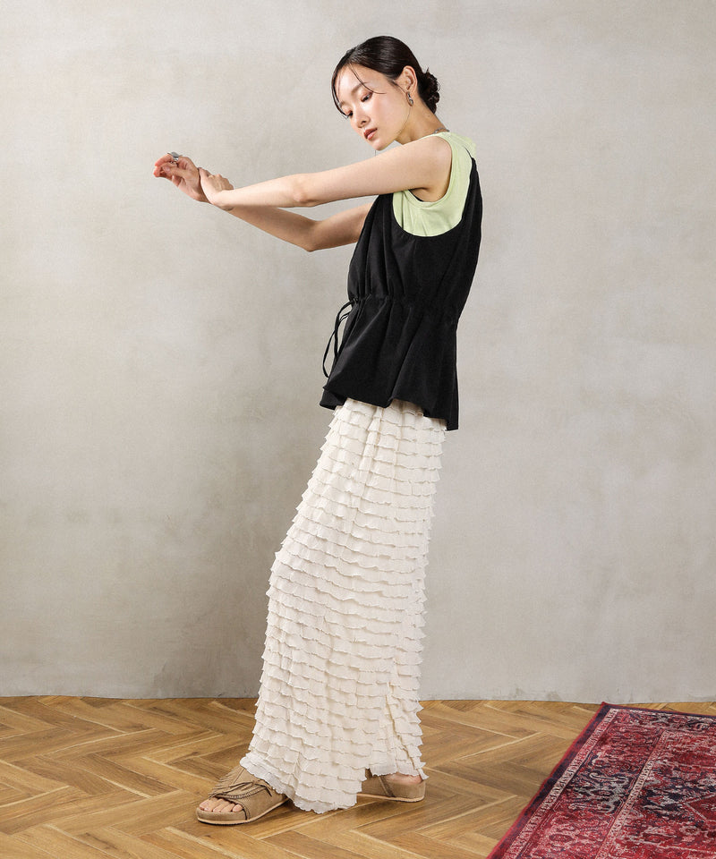 ドロストキャミソールビスチェ