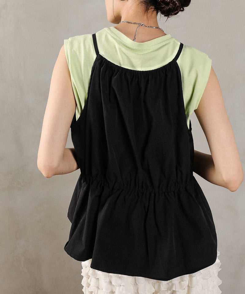 ドロストキャミソールビスチェ