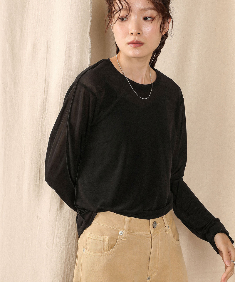 ベーシックシアートップス