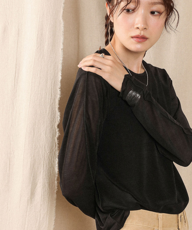 ベーシックシアートップス