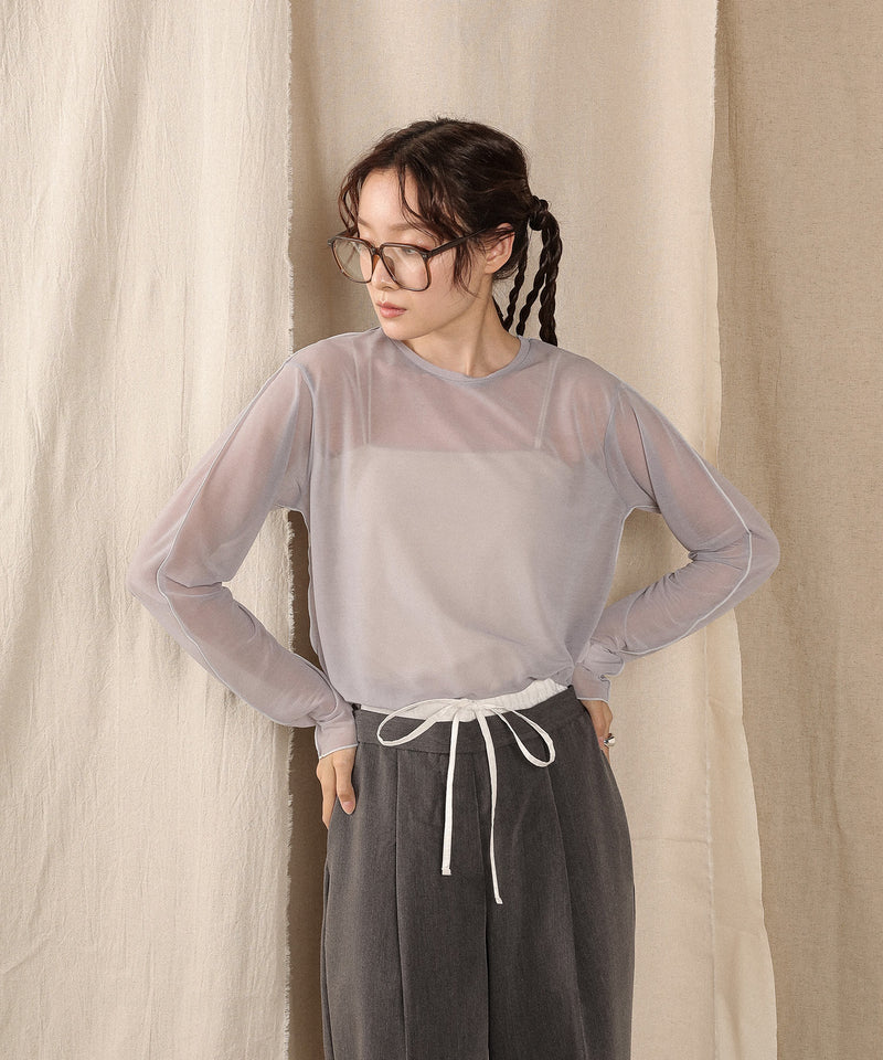 ベーシックシアートップス