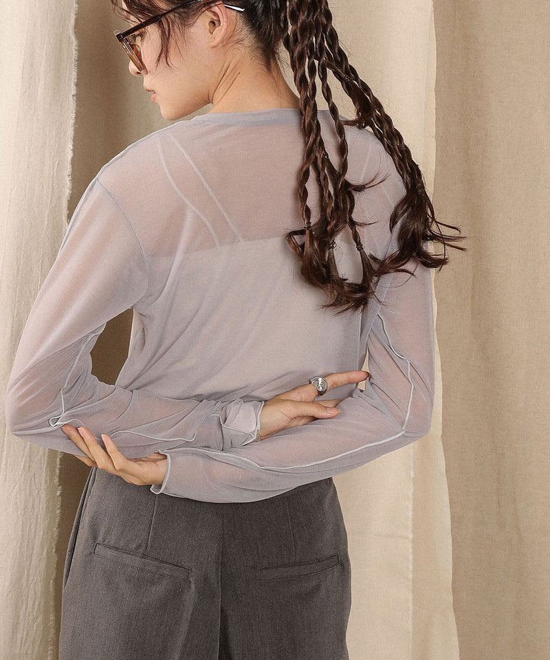 ベーシックシアートップス