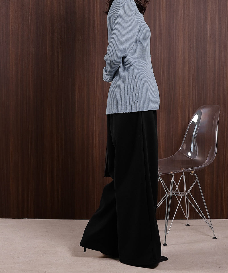 【心地よい履き心地とキレイ見えが叶う】スムースタッチパンツ