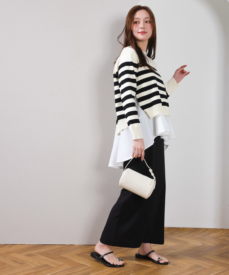 【重ねて映える】レイヤードニットセット プルオーバー