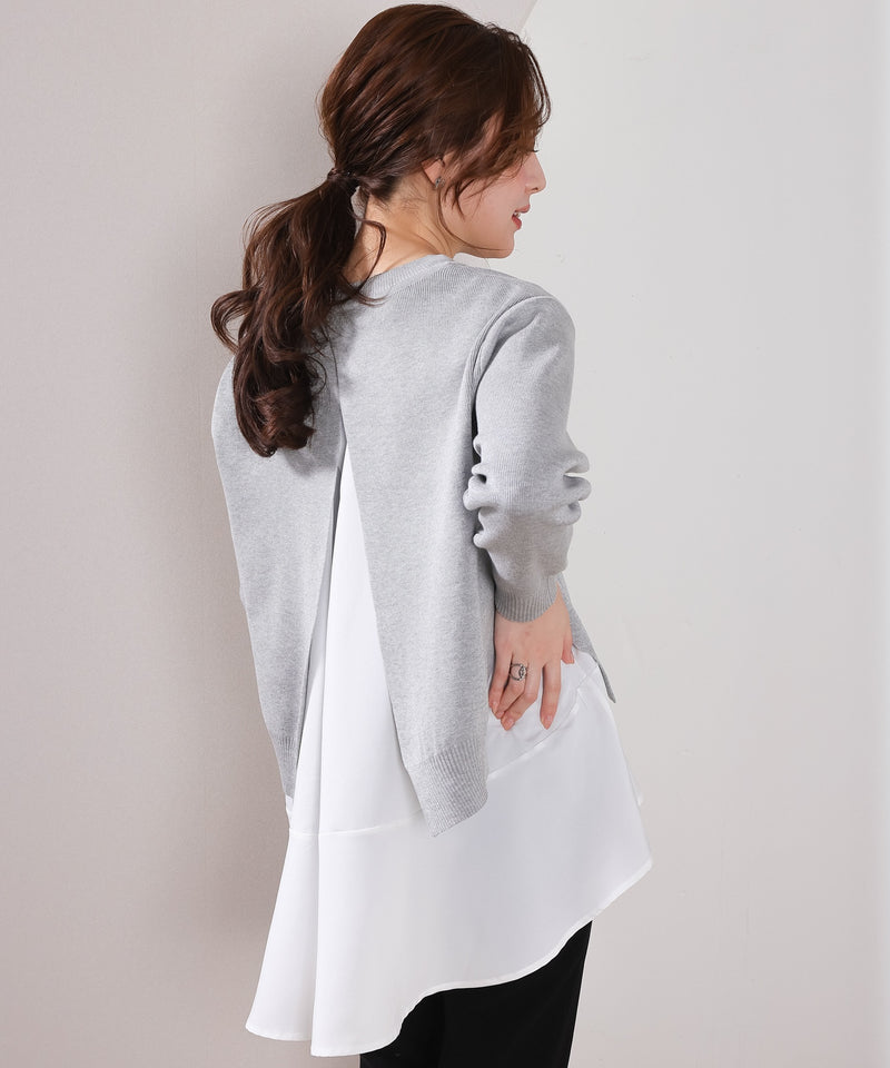 【重ねて映える】レイヤードニットセット プルオーバー