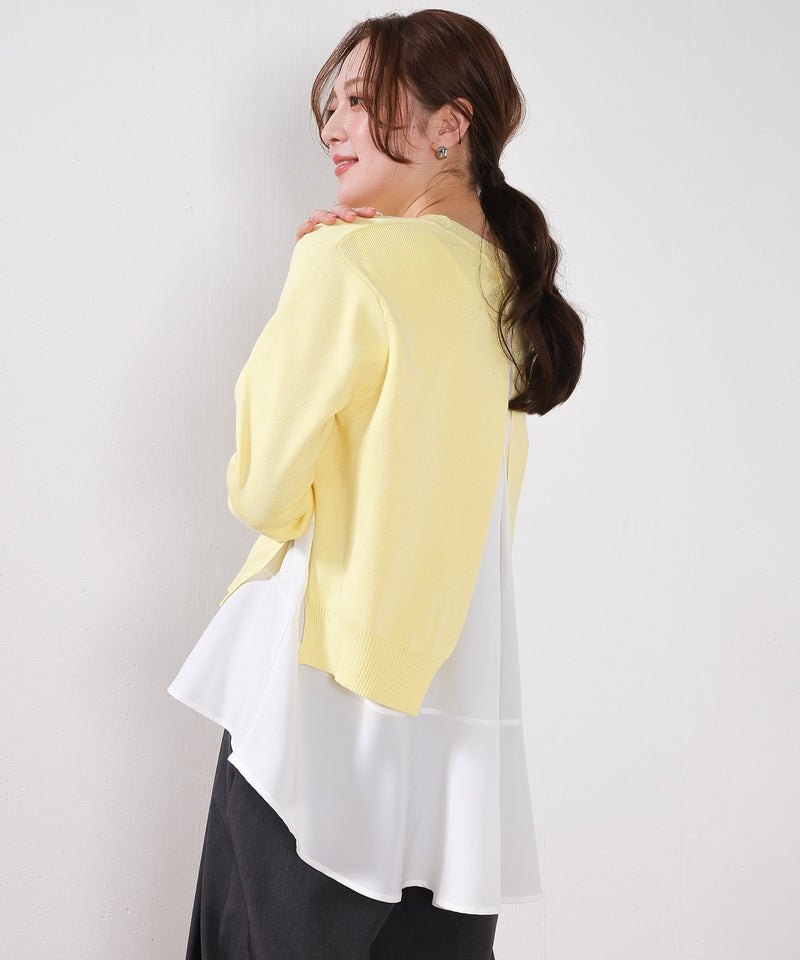 【重ねて映える】レイヤードニットセット プルオーバー