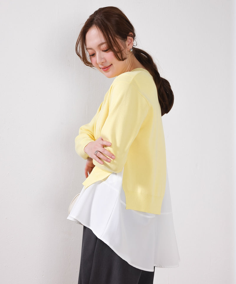 【重ねて映える】レイヤードニットセット プルオーバー