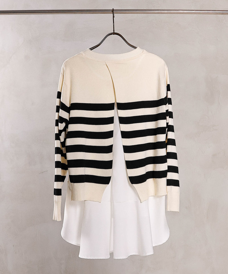 【重ねて映える】レイヤードニットセット プルオーバー