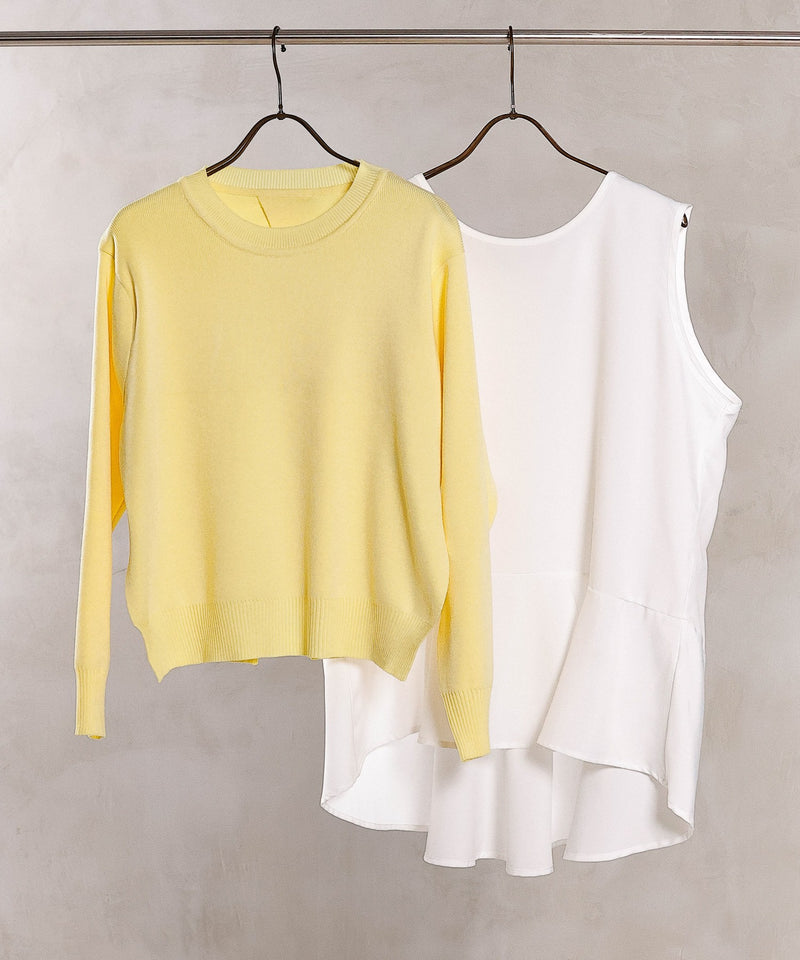 【重ねて映える】レイヤードニットセット プルオーバー