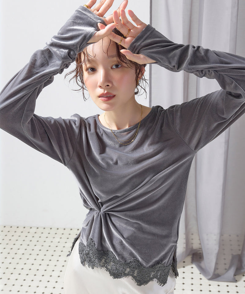 グレー / 身長：162cm