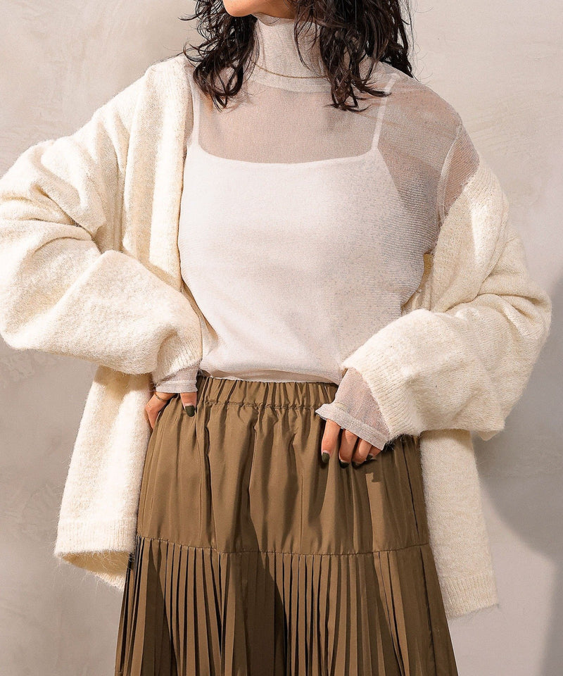 オフホワイト<br>モデル身長：163cm