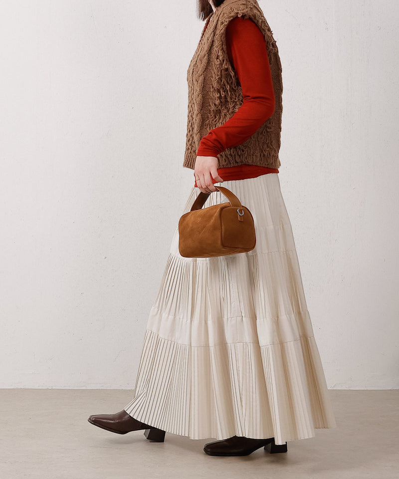 プリーツティアードスカート