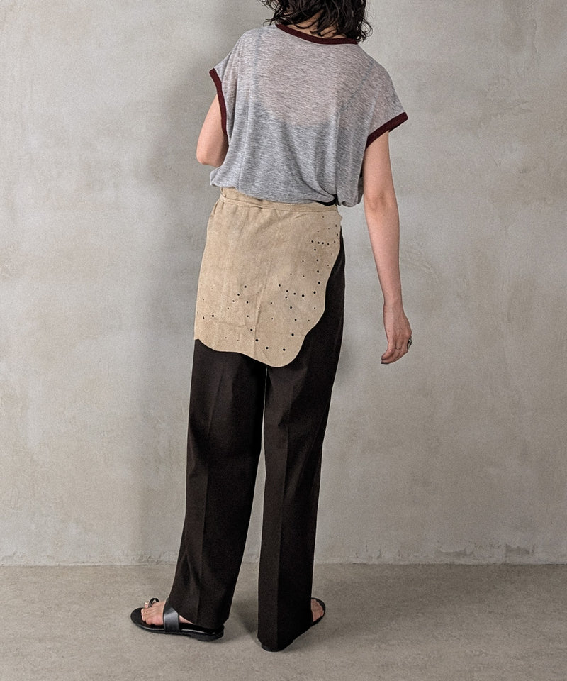 ロゴプリントリンガーTシャツ