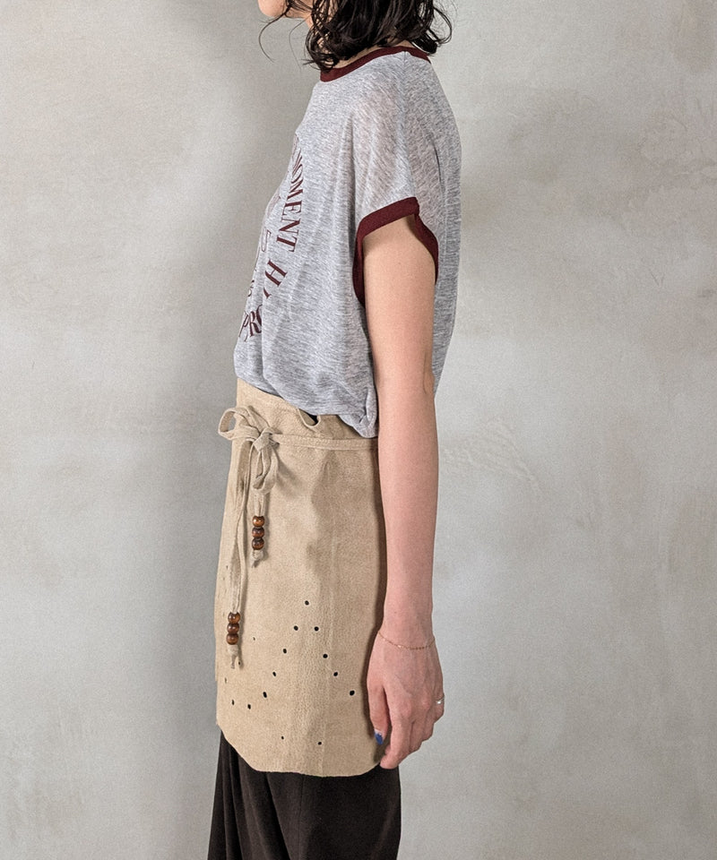 ロゴプリントリンガーTシャツ