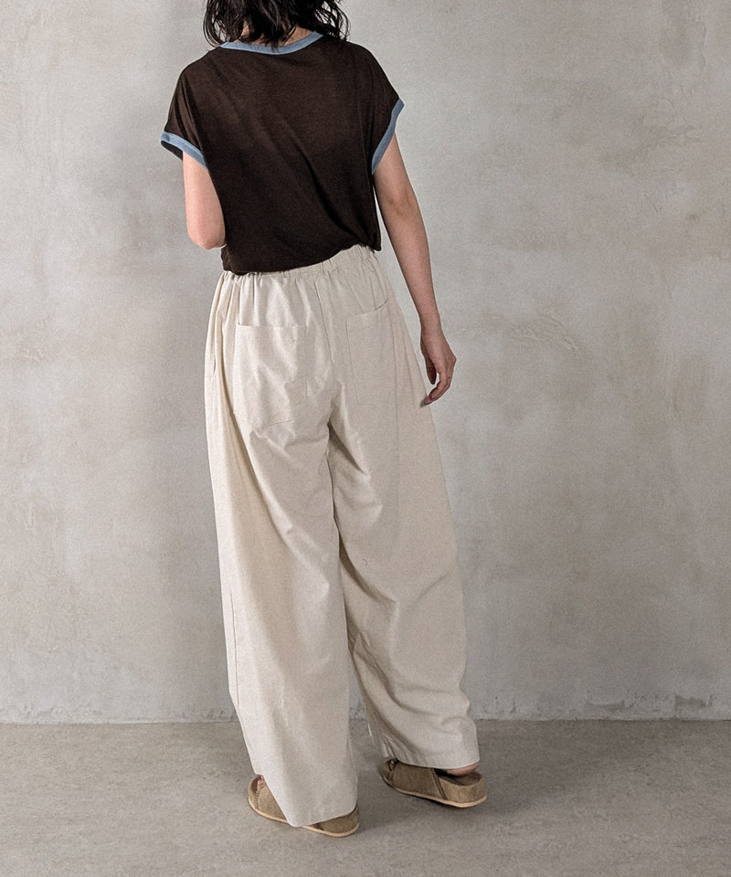 ロゴプリントリンガーTシャツ