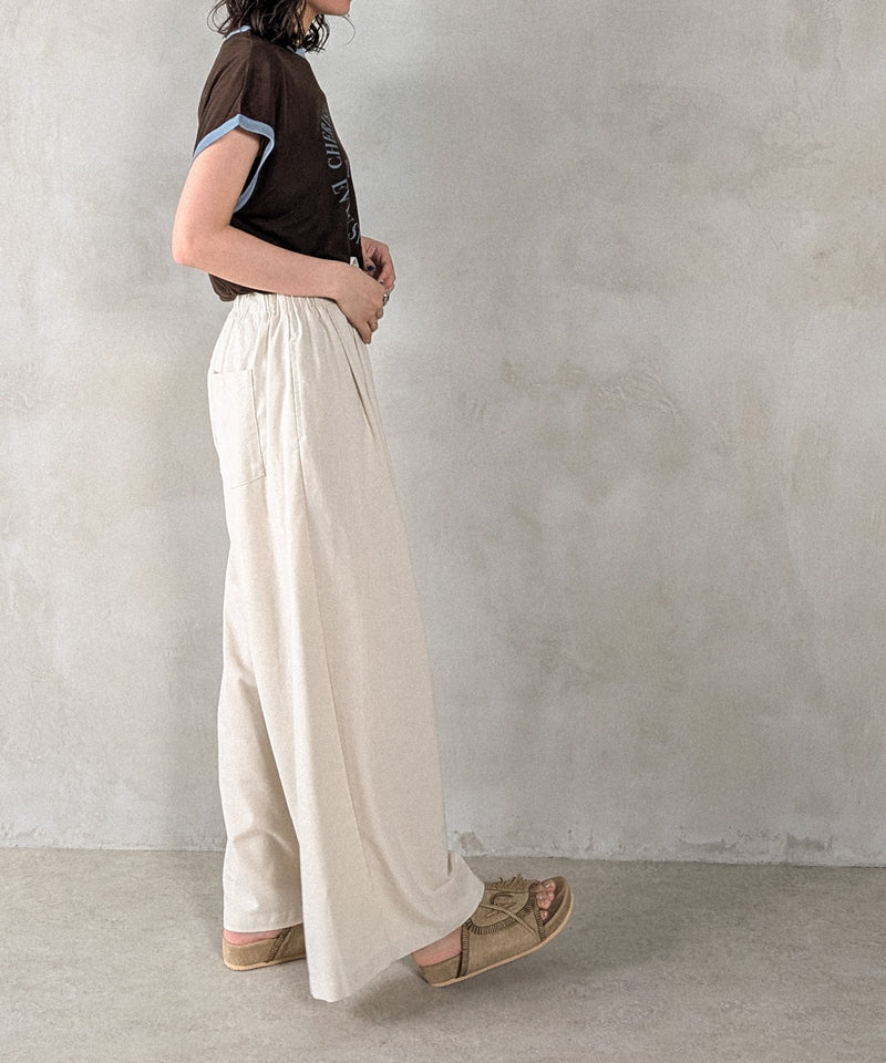 ロゴプリントリンガーTシャツ