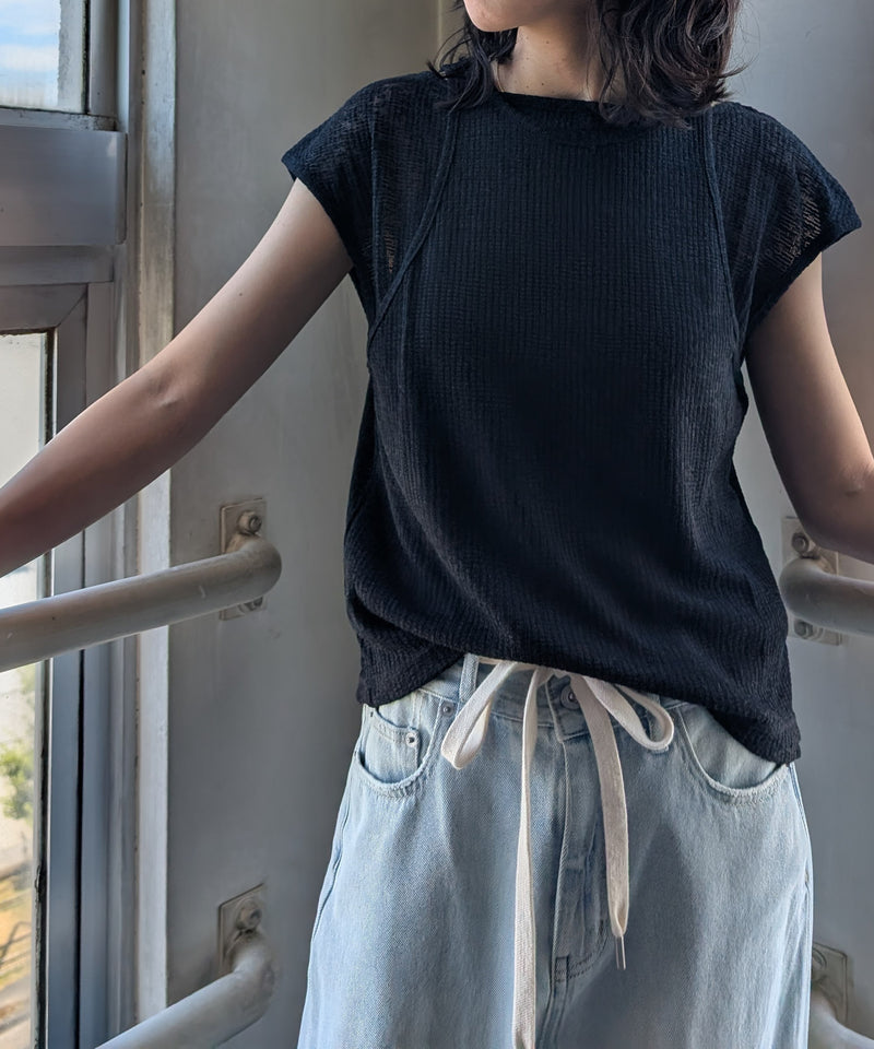 2セット タンクトップ プルオーバー レイヤードトップス