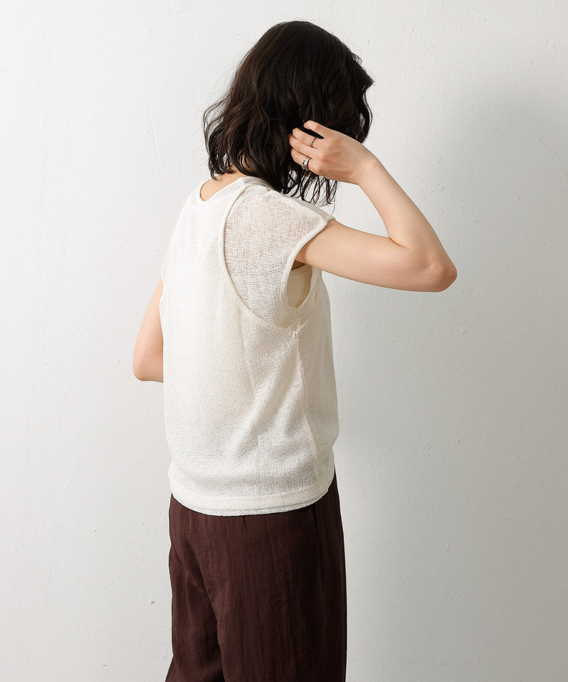 2セット タンクトップ プルオーバー レイヤードトップス