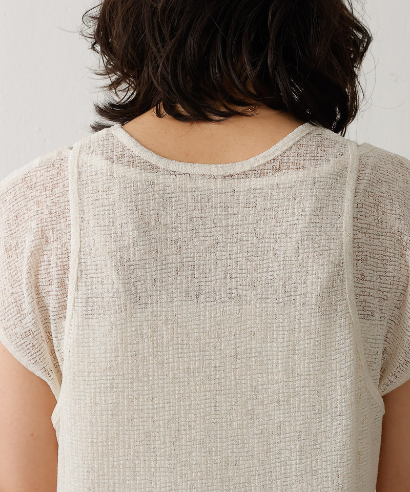 2セット タンクトップ プルオーバー レイヤードトップス