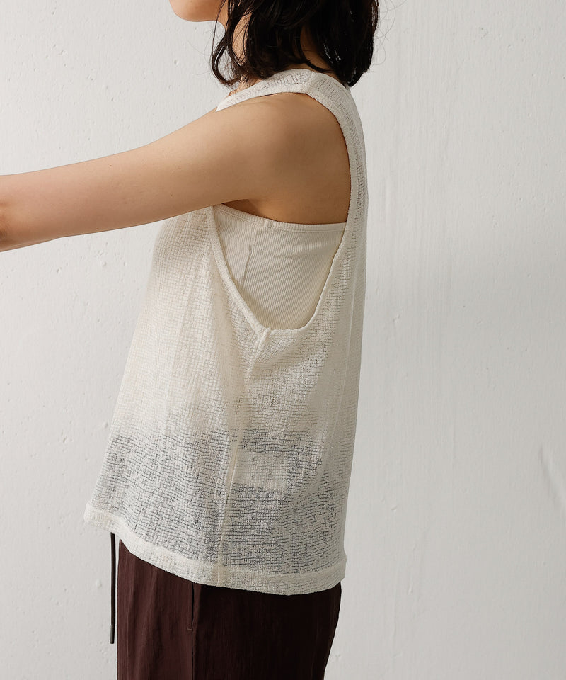 2セット タンクトップ プルオーバー レイヤードトップス