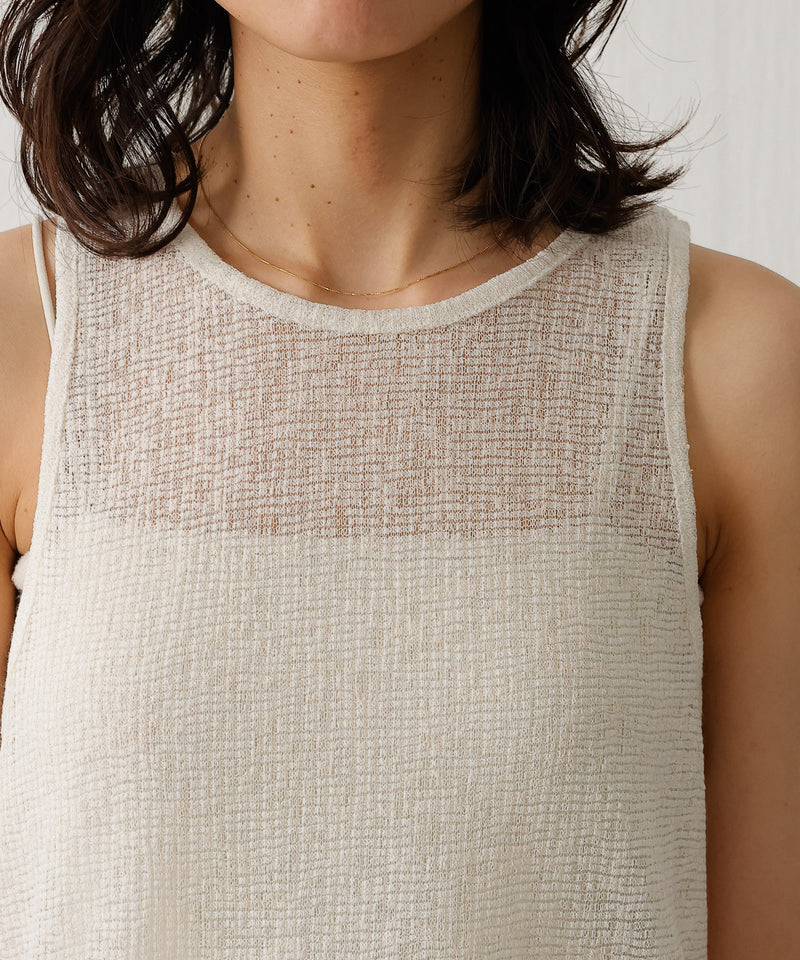 2セット タンクトップ プルオーバー レイヤードトップス