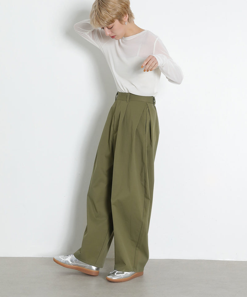 【新色追加】パワーネット クルーネックシアー トップス