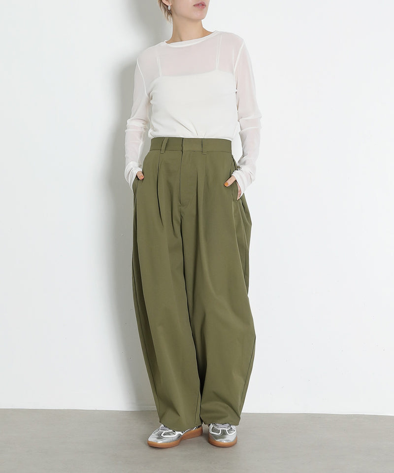 【新色追加】パワーネット クルーネックシアー トップス