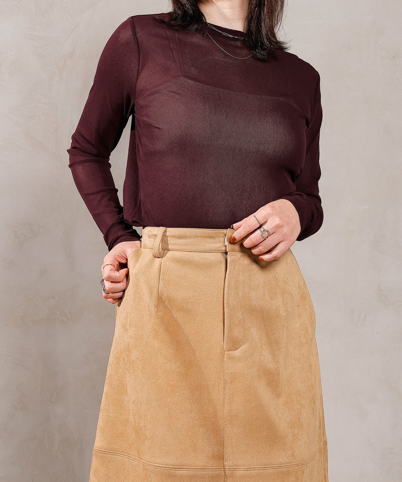 【新色追加】パワーネット クルーネックシアー トップス