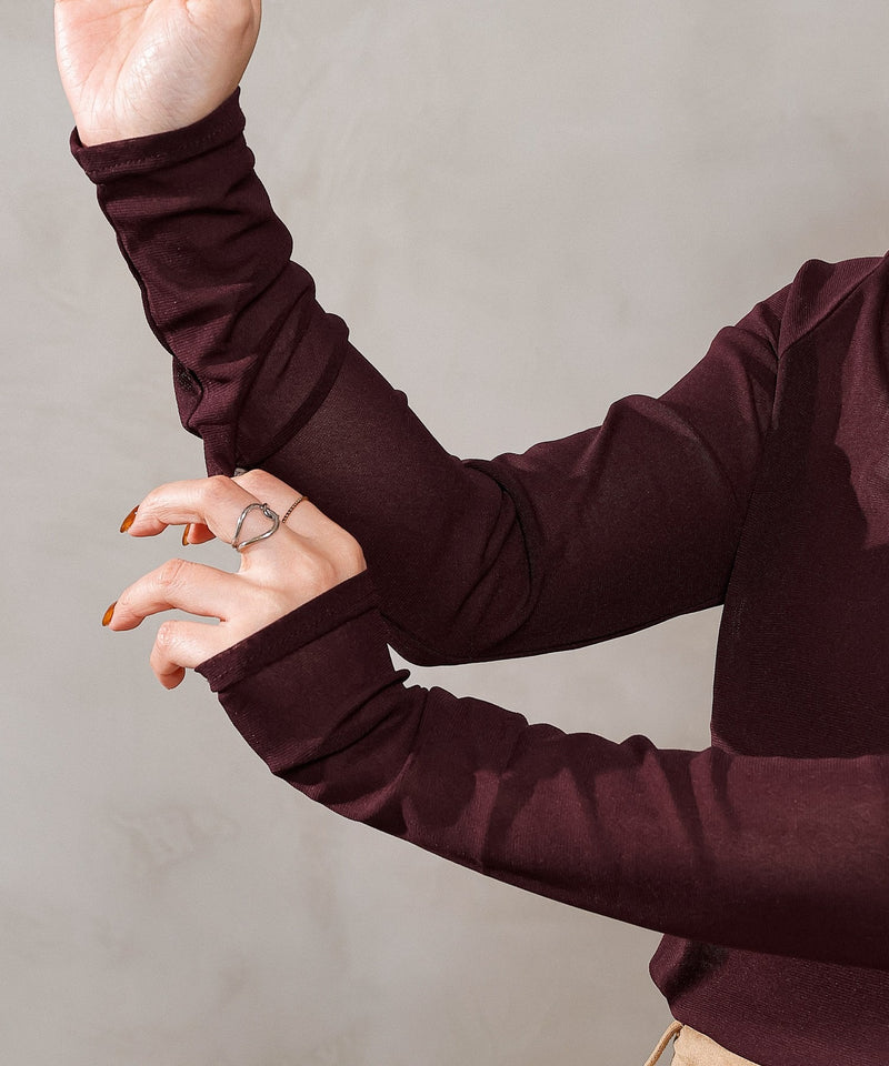 【新色追加】パワーネット クルーネックシアー トップス