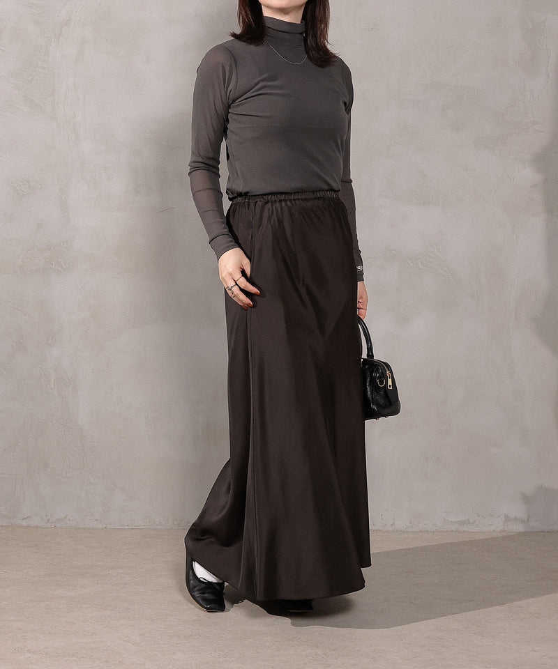 【新色追加】ハイネック シアー トップス