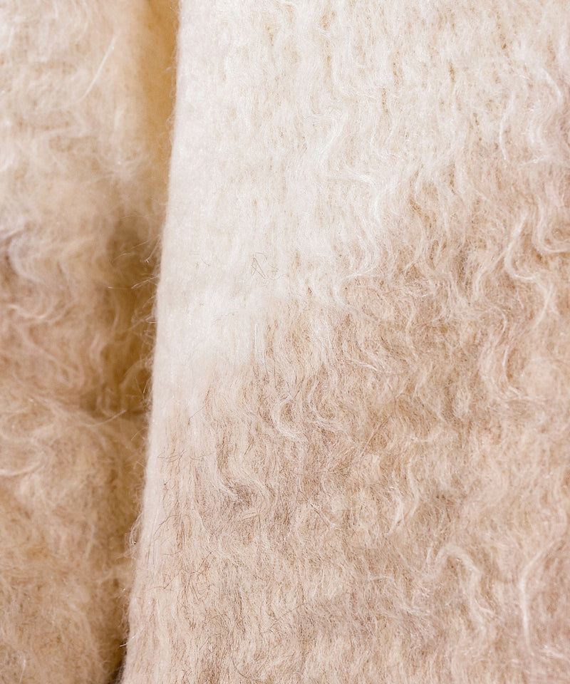 【冬コーデが一瞬で華やぐ】シャギー ニット カーディガン 秋服 冬服