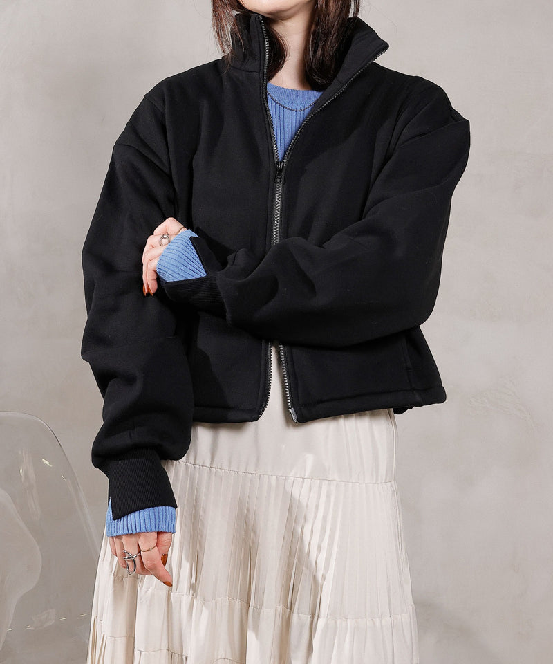 【着るだけであか抜けシルエット】ダブルジップブルゾン