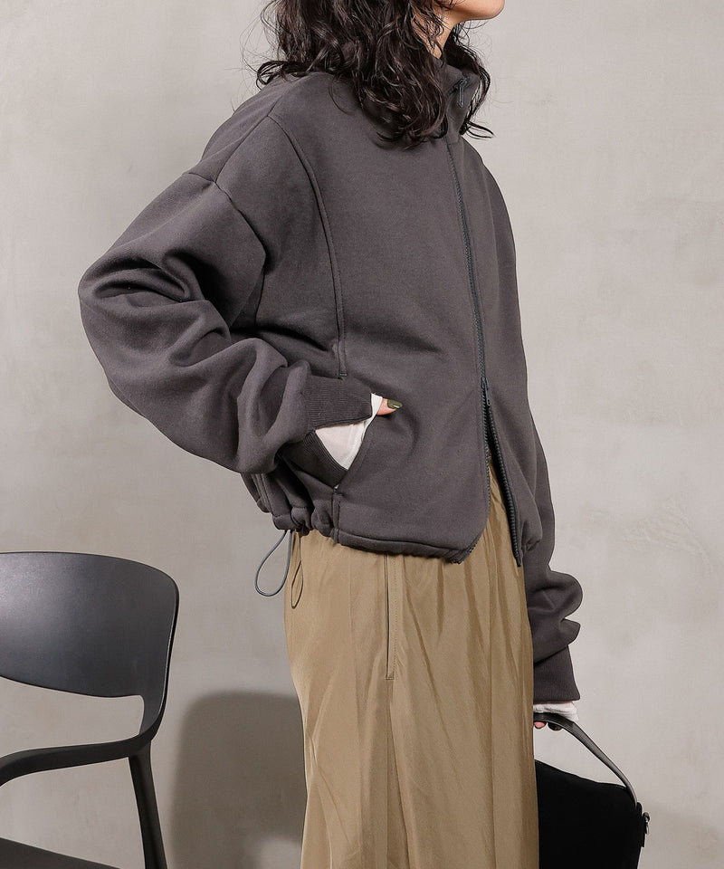 【着るだけであか抜けシルエット】ダブルジップブルゾン