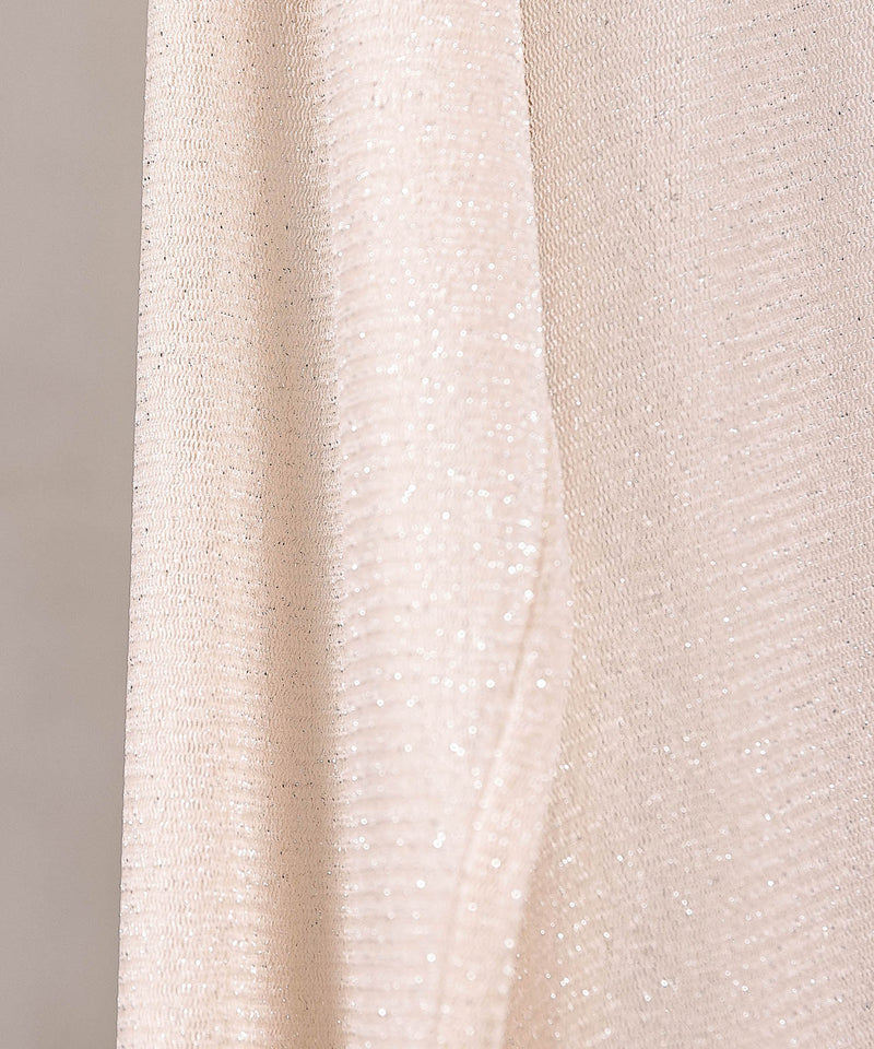 【ほんのりラメでさりげなく輝く】ラメシアークルーネックプルオーバー