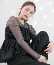 チャコールグレー<br>身長 : 160cm