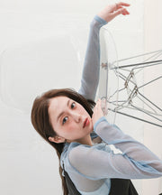 サックスブルー<br>身長 : 160cm