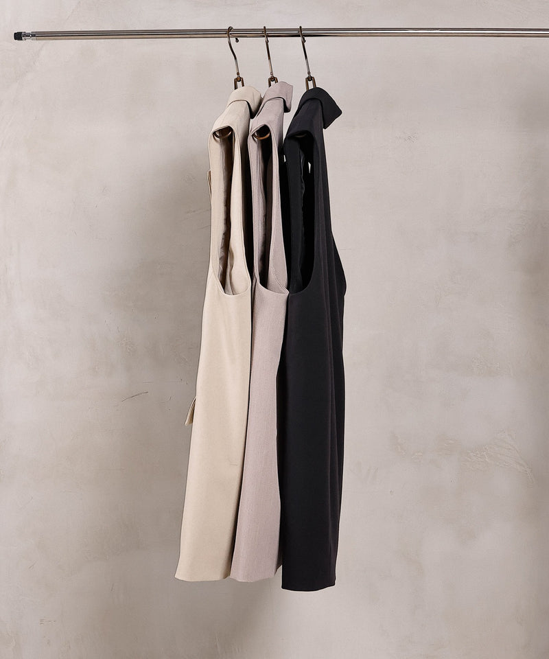 【羽織るだけでコーデが決まる】バックコクーンジレ