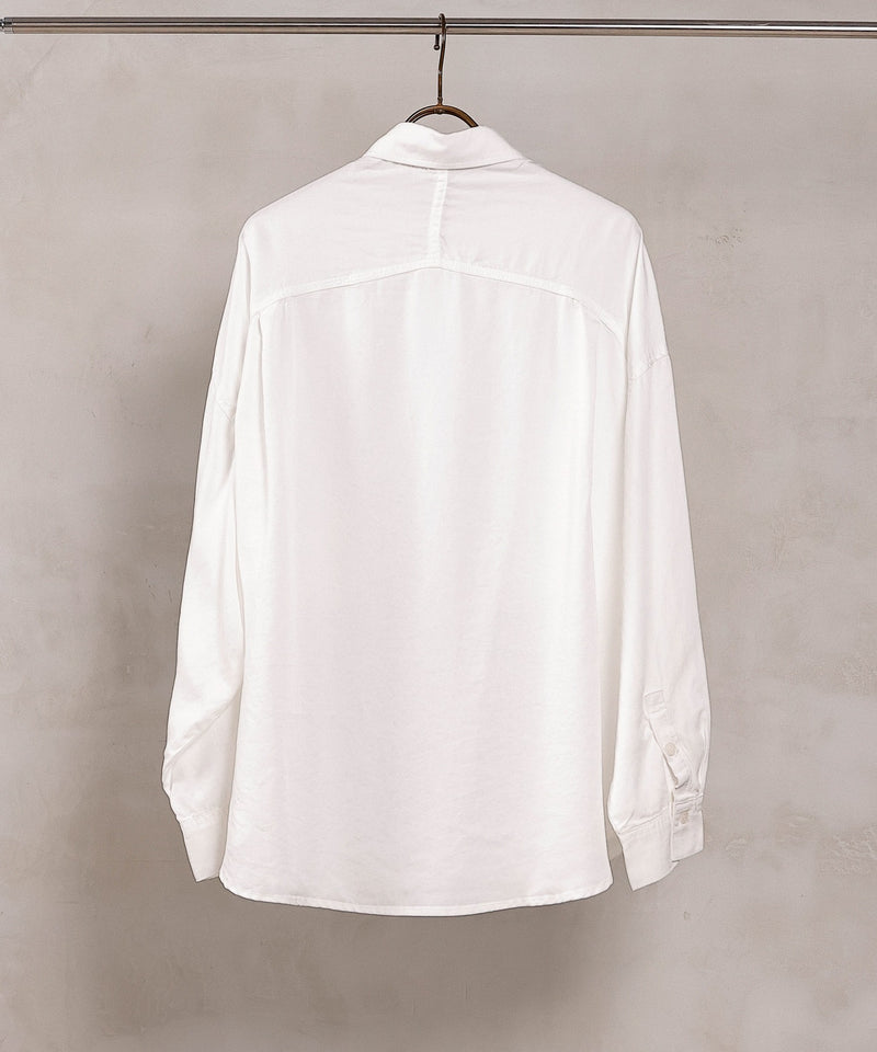 【1枚あると着こなしが広がる】テンセルデニムオーバーシャツ