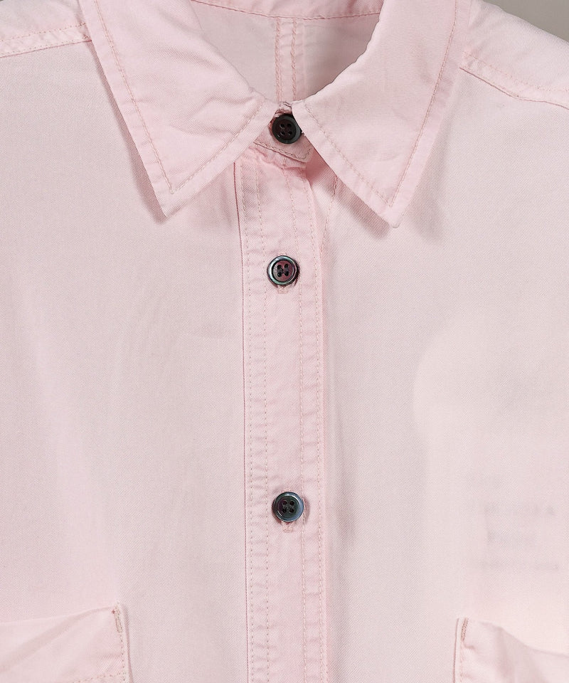 【1枚あると着こなしが広がる】テンセルデニムオーバーシャツ