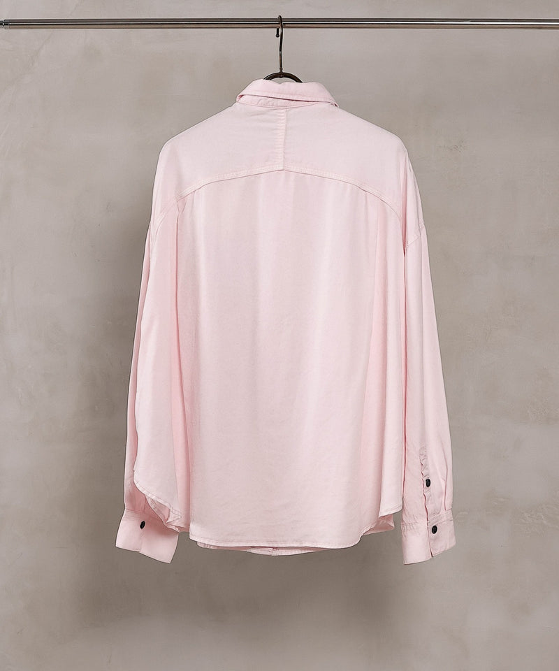 【1枚あると着こなしが広がる】テンセルデニムオーバーシャツ