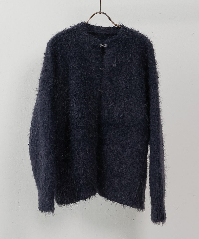 【ゆるっと抜け感で女性らしさが漂う】タッセルボールシャギーカーディガン