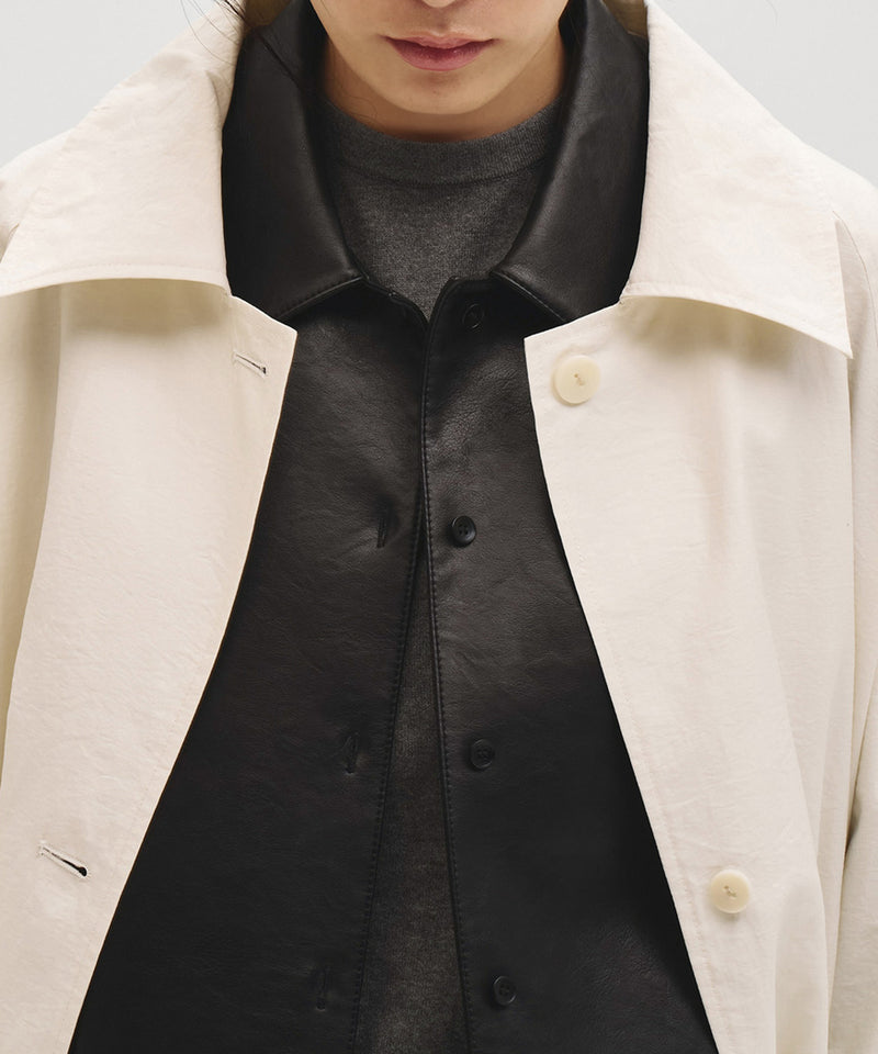 2027年1月中句～2月上句頃入荷予定【TODAYFUL / トゥデイフル】Leather Shirts Jacket / レザーシャツジャケット