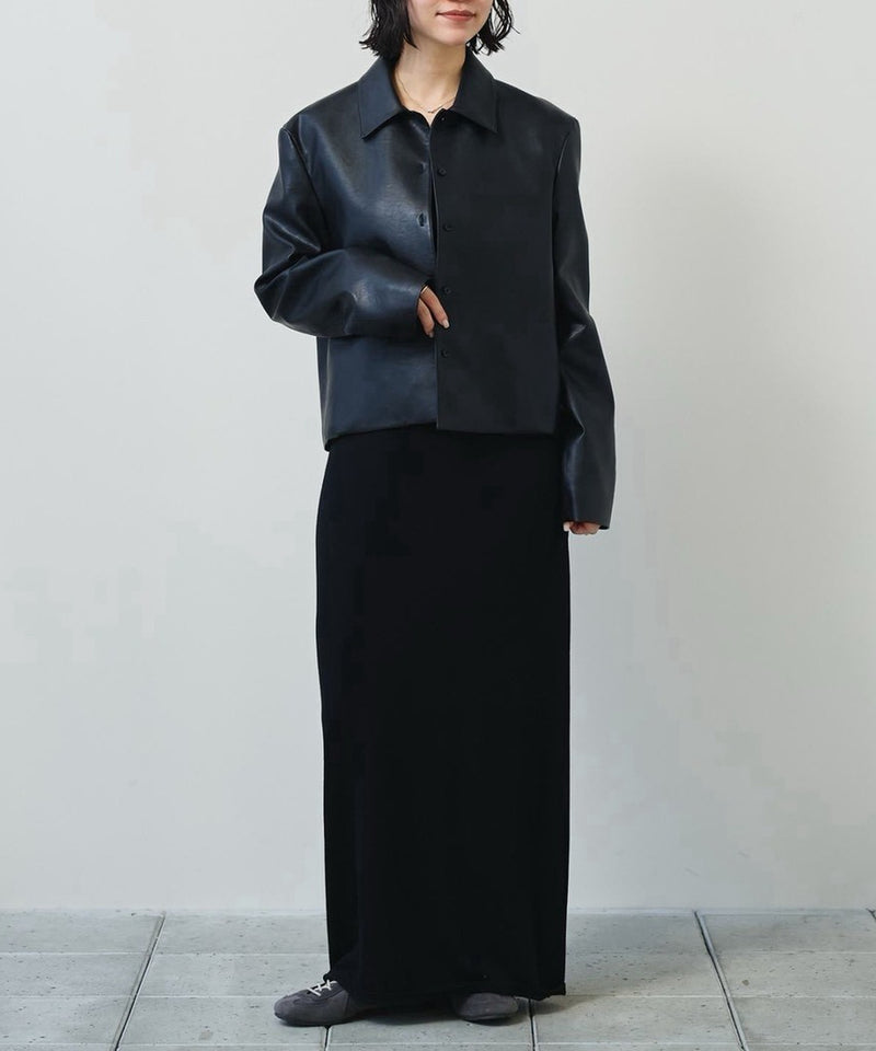 2027年1月中句～2月上句頃入荷予定【TODAYFUL / トゥデイフル】Leather Shirts Jacket / レザーシャツジャケット