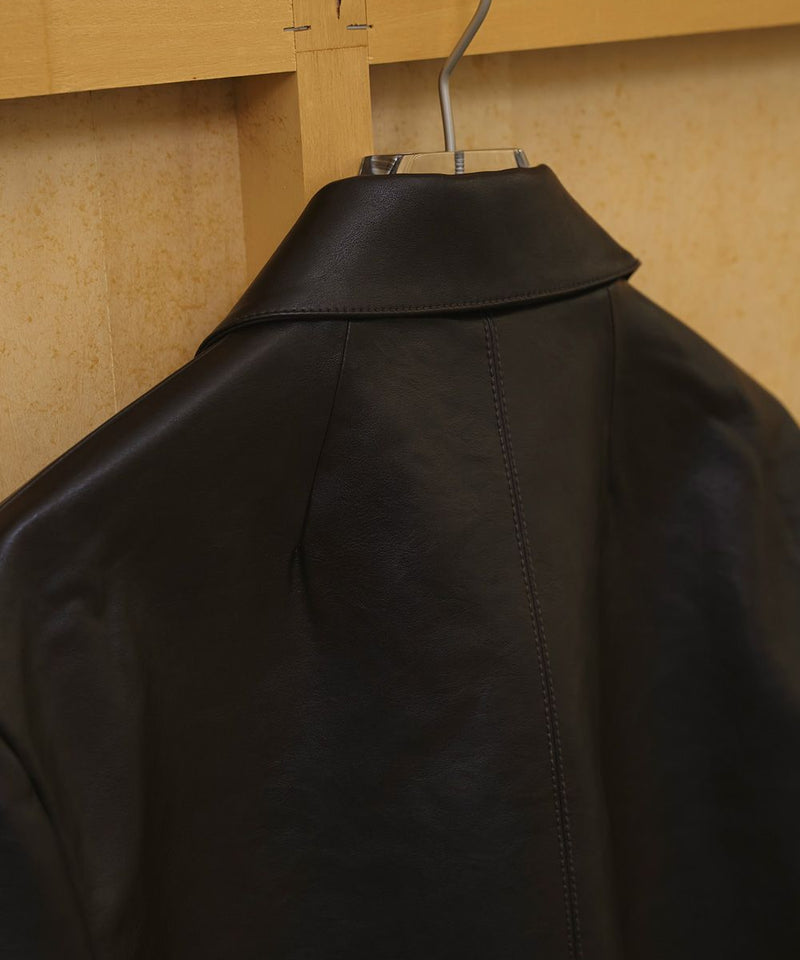 2027年1月中句～2月上句頃入荷予定【TODAYFUL / トゥデイフル】Leather Shirts Jacket / レザーシャツジャケット
