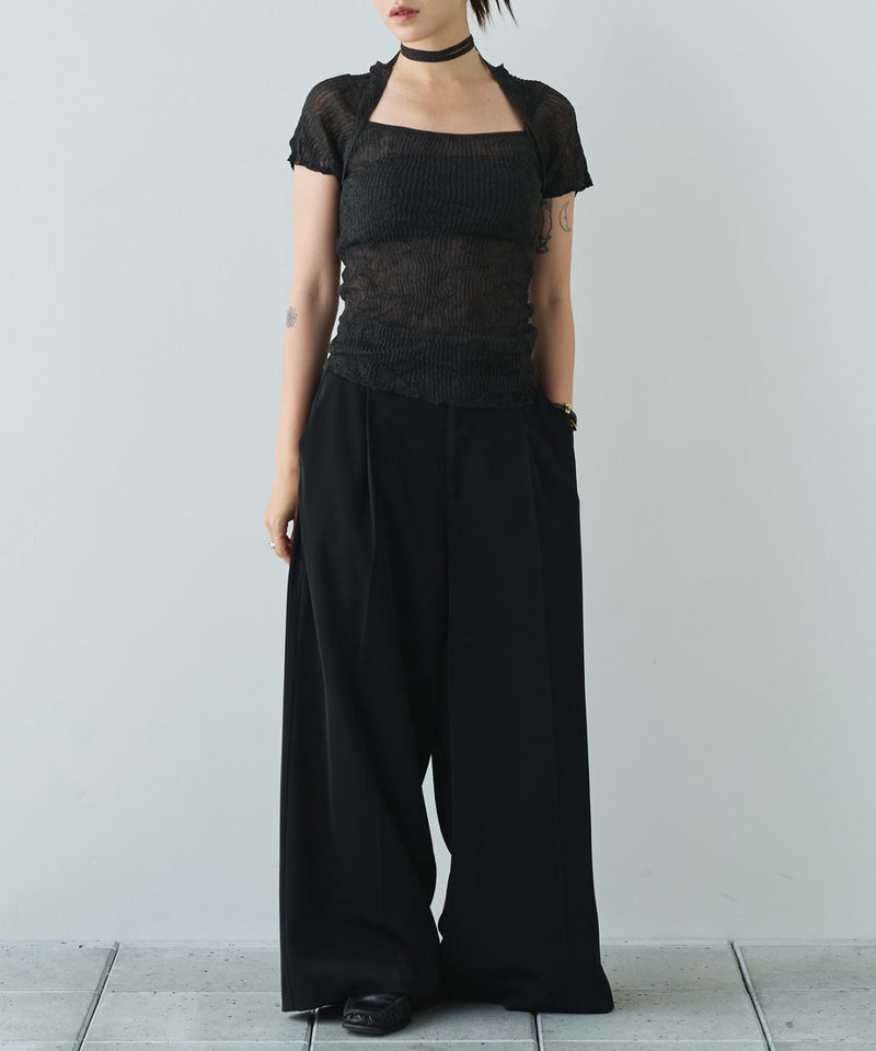 2027年2月下旬～3月中旬頃入荷予定【TODAYFUL / トゥデイフル】Lightweight Tuck Trousers / ライトウェイトタックトラウザーズ